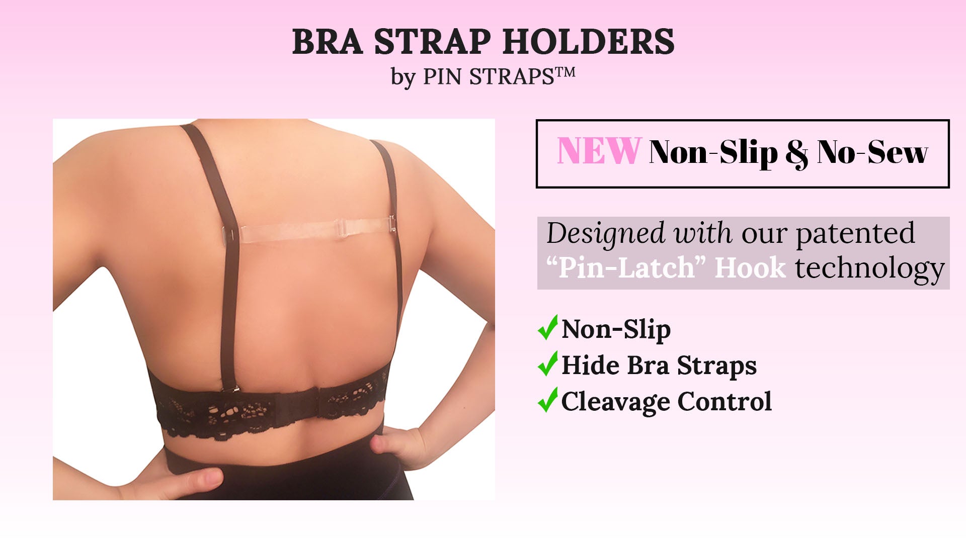 (No-Slip) Racerback Bra Clip Converter | by Pin Straps