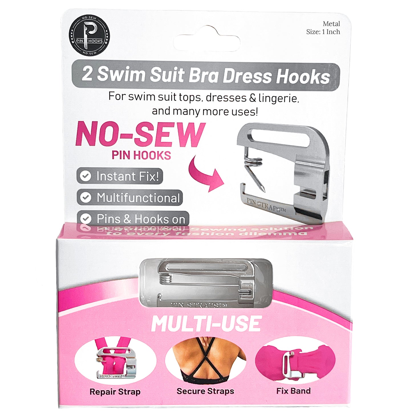 (No Sew) Swimsuit Bra Dress Hooks Replacements