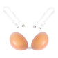 Backless Adhesive Bra (Nude) with Detachable Clear Bra Straps
