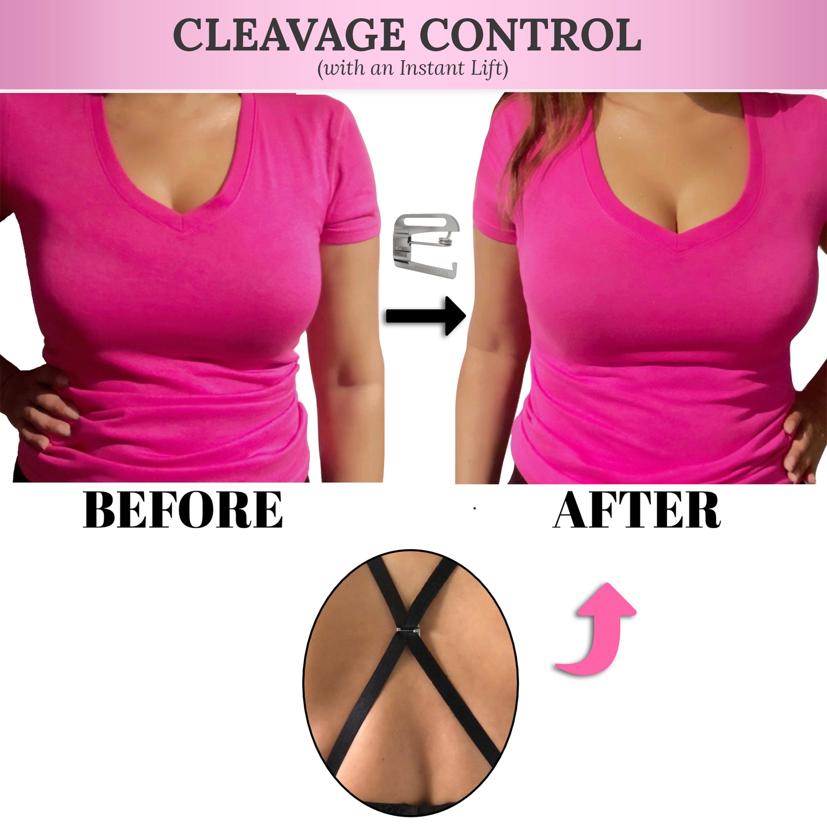 (NoSlip) Racerback Bra Clip Converter by PIN STRAPS