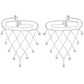 Cascades Sleeves (Silver) Rhinestone Dress Straps